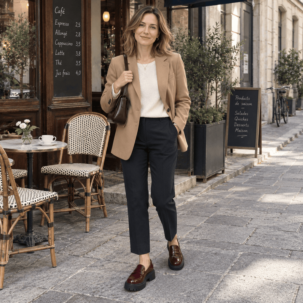 montelore-souliers Mocassins En Cuir Verni À Plateforme