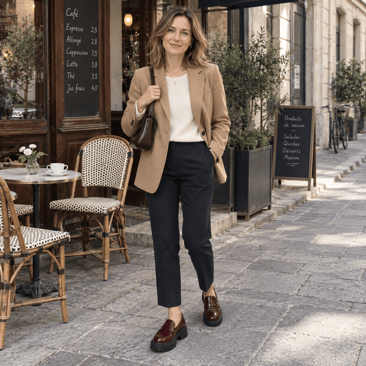 montelore-souliers Mocassins En Cuir Verni À Plateforme