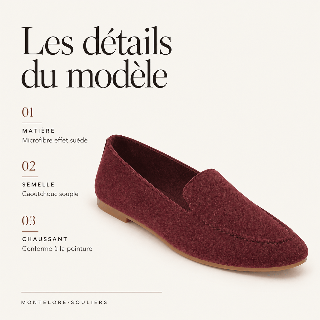 montelore-souliers Mocassins En Suédine