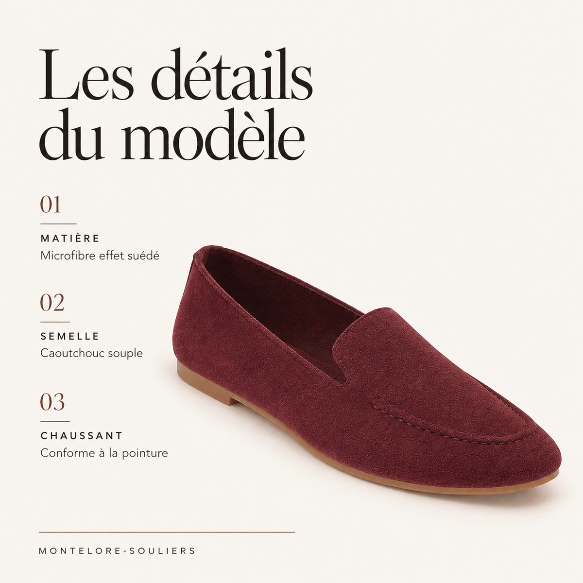 montelore-souliers Mocassins En Suédine