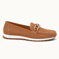 montelore-souliers Mocassins En Tissu À Plateforme Avec Chaîne Métallique