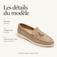 montelore-souliers Mocassins Été En Suédine