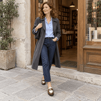 montelore-souliers Mocassins Femme Beige En Cuir Patchwork