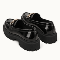 montelore-souliers Mocassins Femme Elegant Vernis Bordeaux
