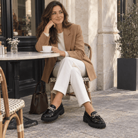 montelore-souliers Mocassins Femme Elegant Vernis Bordeaux