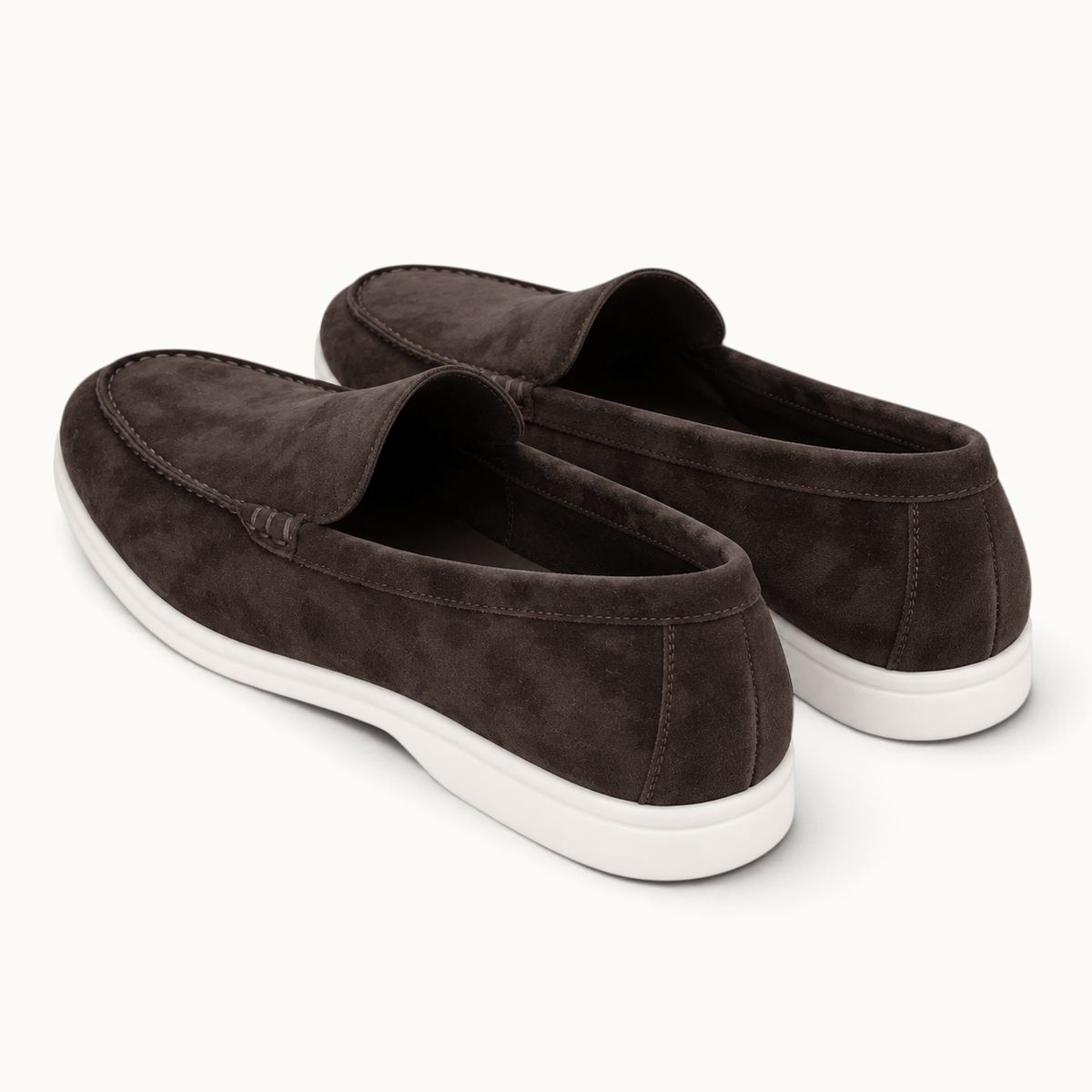 montelore-souliers Mocassins Femme Marron En Daim Foncé