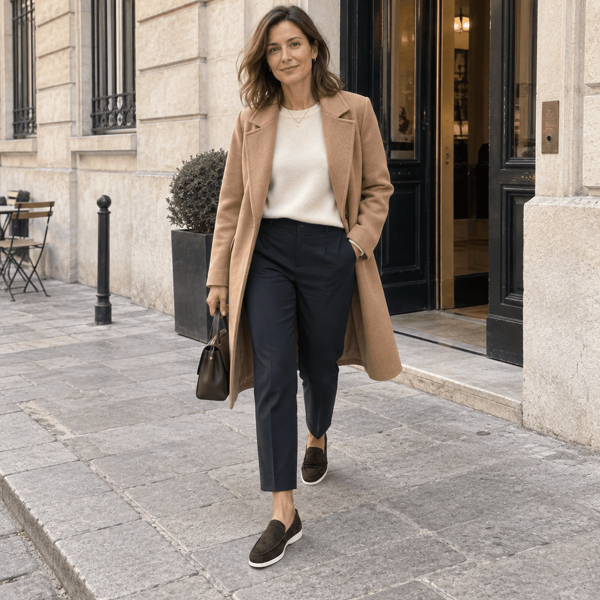 montelore-souliers Mocassins Femme Marron En Daim Foncé