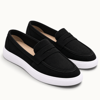montelore-souliers Mocassins Femme Noires