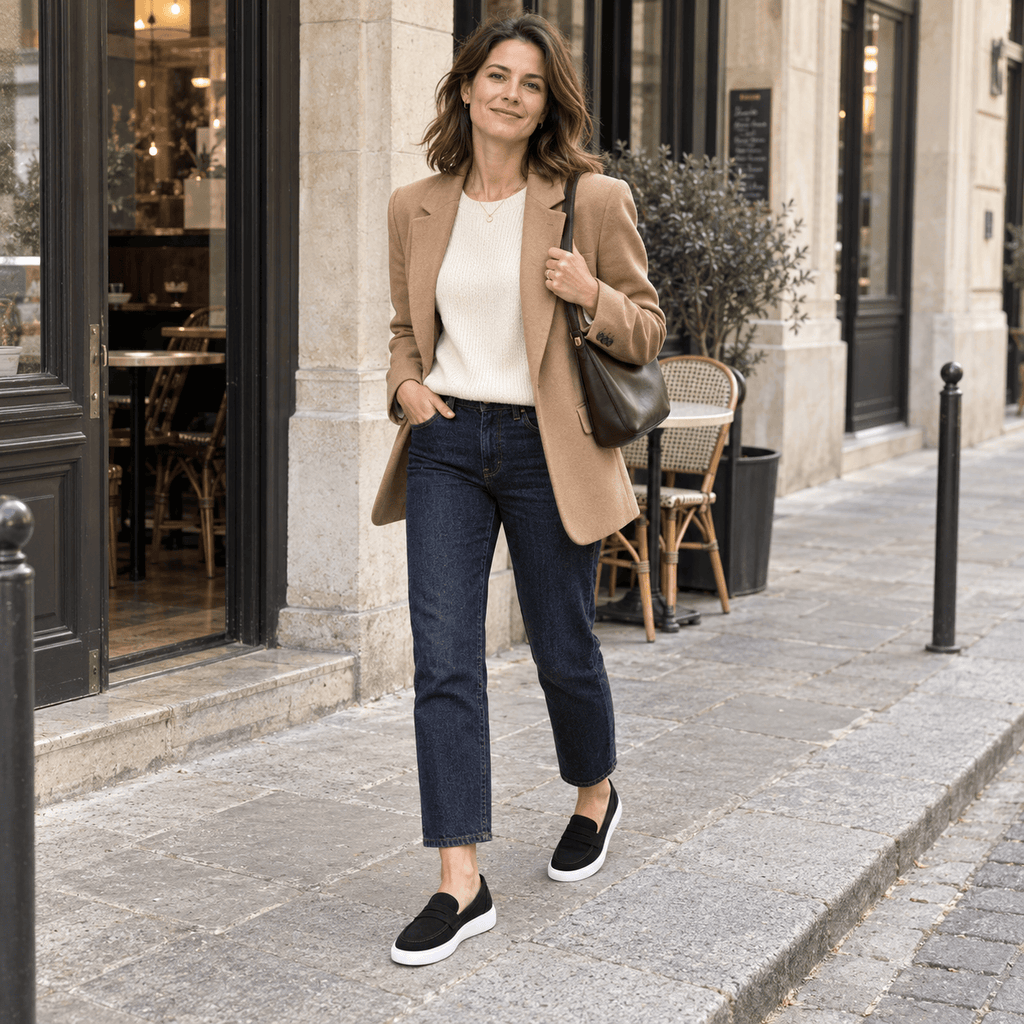 montelore-souliers Mocassins Femme Noires