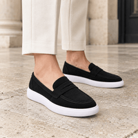 montelore-souliers Mocassins Femme Noires
