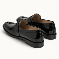 montelore-souliers Mocassins Homme Noir Cuir Tabi Bout Fendu