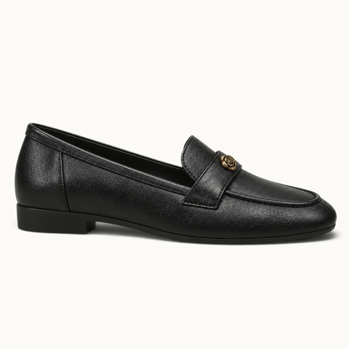 montelore-souliers Mocassins Noir Plats