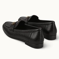 montelore-souliers Mocassins Noir Plats