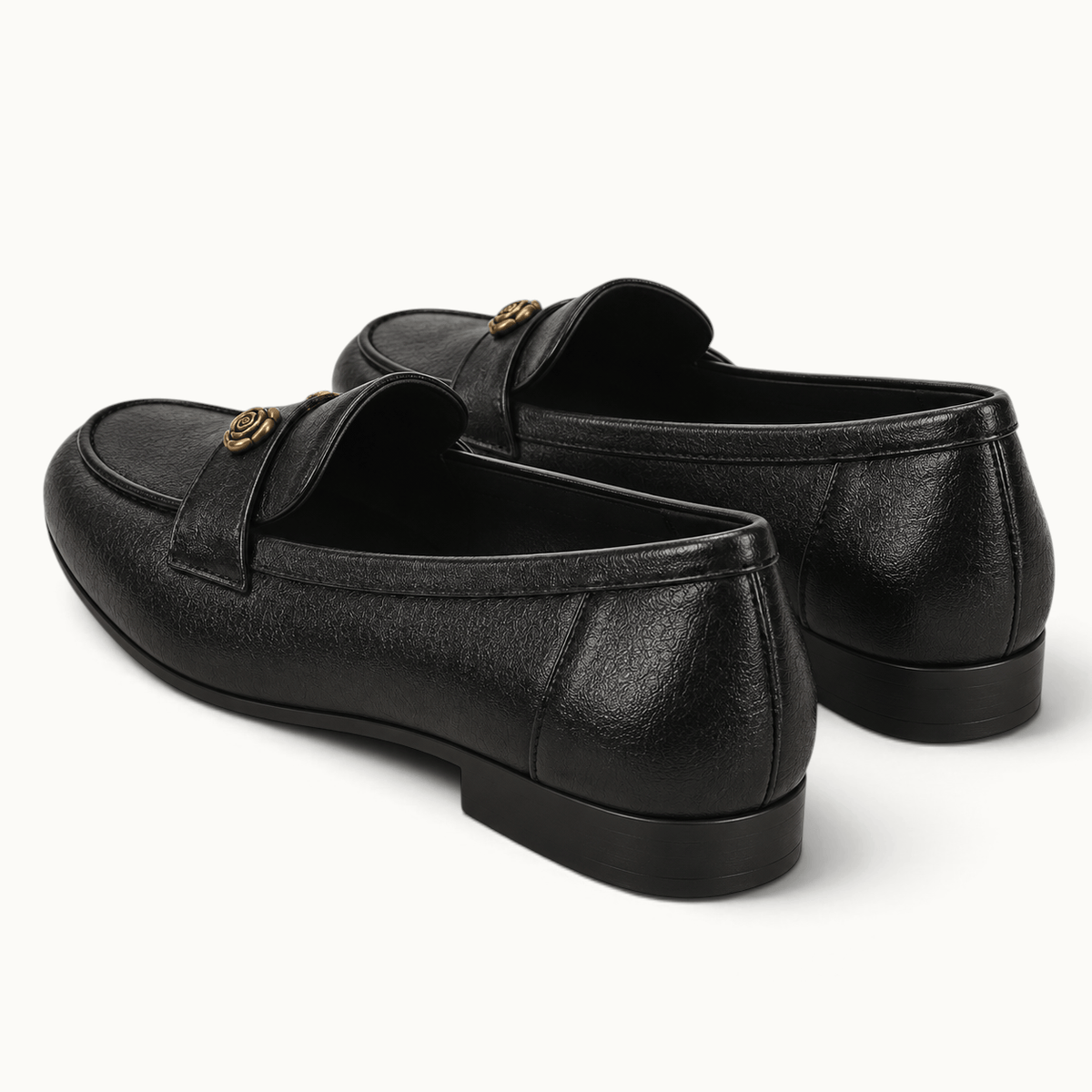 montelore-souliers Mocassins Noir Plats