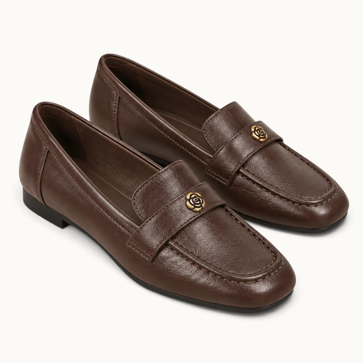 montelore-souliers Mocassins Noir Plats