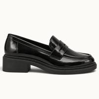 montelore-souliers Mocassins Noires À Plateforme Style Écolière Japonaise
