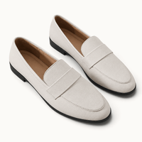 montelore-souliers Mocassins Noirs Plats