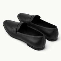 montelore-souliers Mocassins Noirs Plats