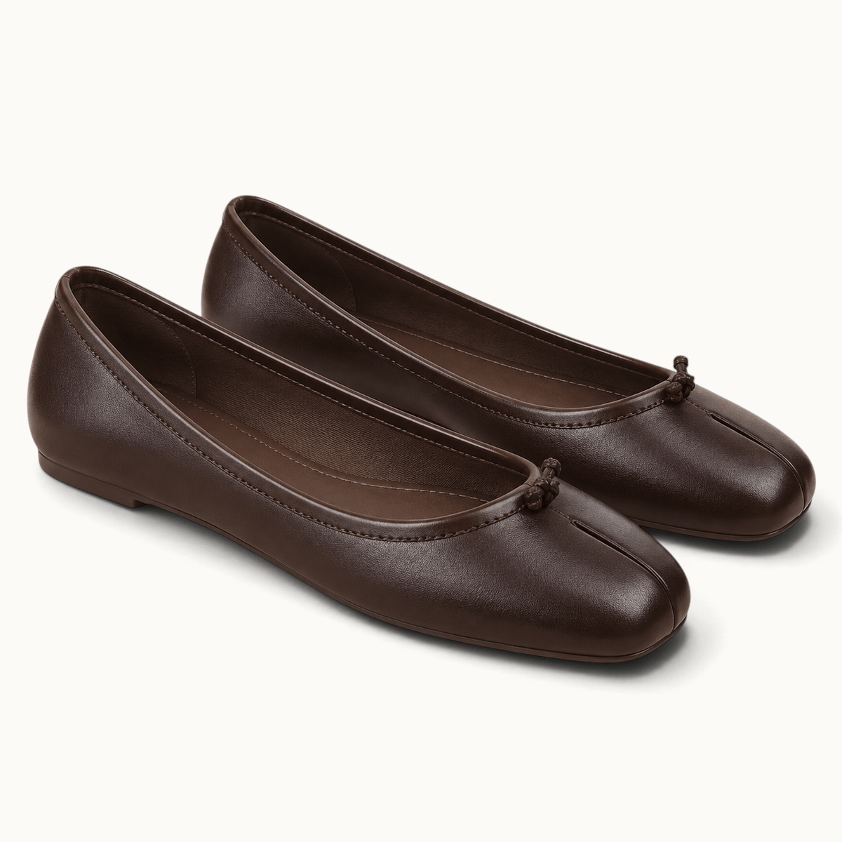 montelore-souliers Mocassins Plats À Bout Fendu