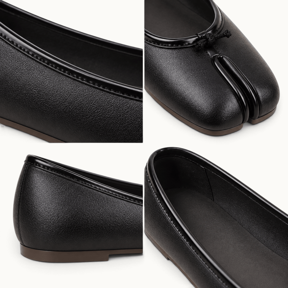 montelore-souliers Mocassins Plats À Bout Fendu