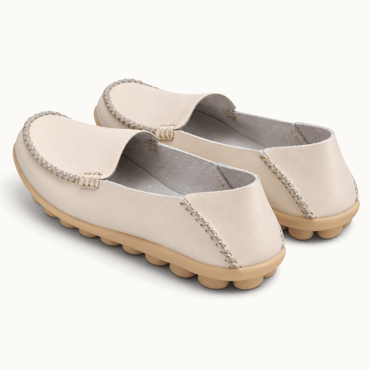montelore-souliers Mocassins Plats En Cuir