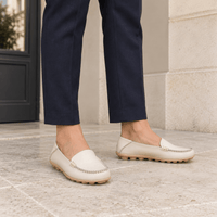 montelore-souliers Mocassins Plats En Cuir