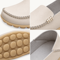 montelore-souliers Mocassins Plats En Cuir