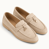 montelore-souliers Mocassins Plats En Daim