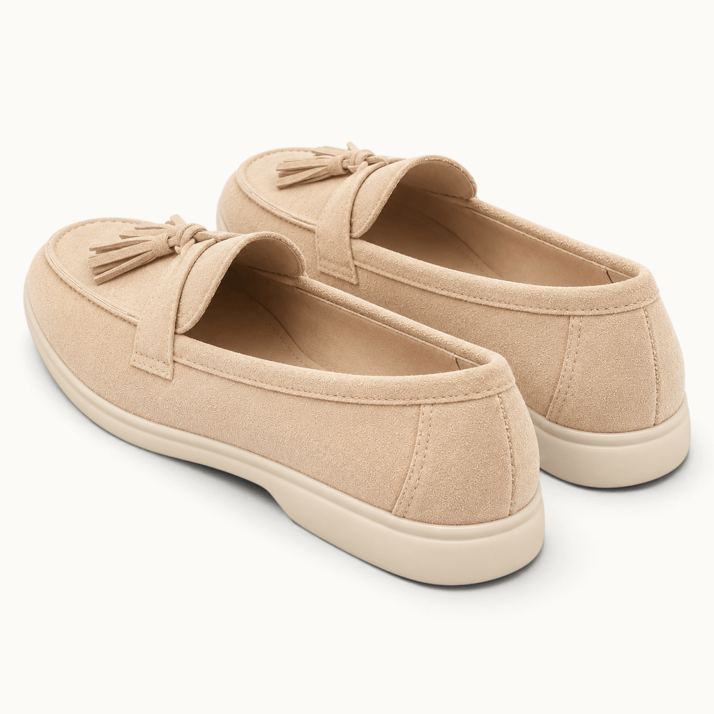 montelore-souliers Mocassins Printemps À Glands En Suédine