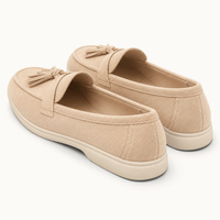 montelore-souliers Mocassins Printemps À Glands En Suédine
