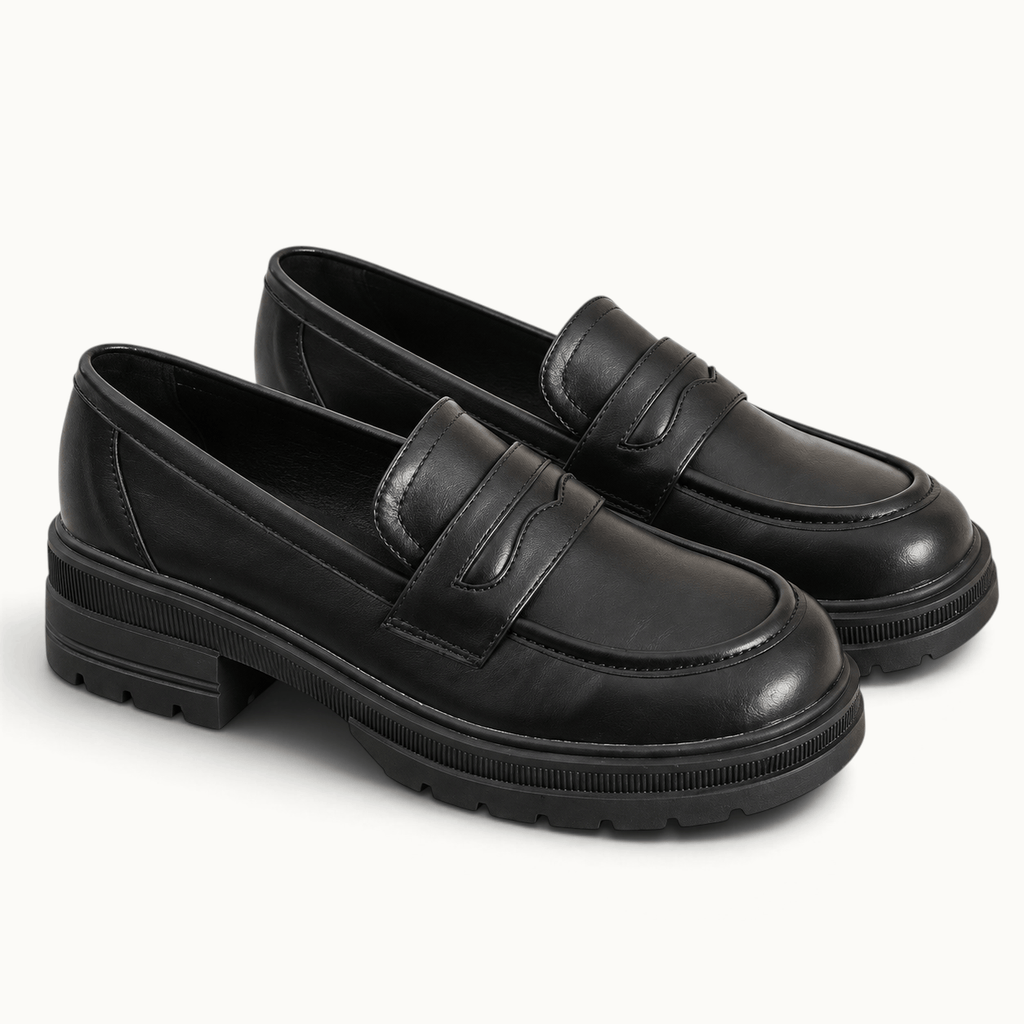 montelore-souliers Mocassins Simili-Cuir Plateforme Beige