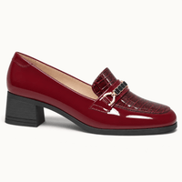 montelore-souliers Mocassins Simili-Cuir Verni Talon Bloc