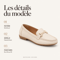 montelore-souliers Mocassins Similicuir Beige