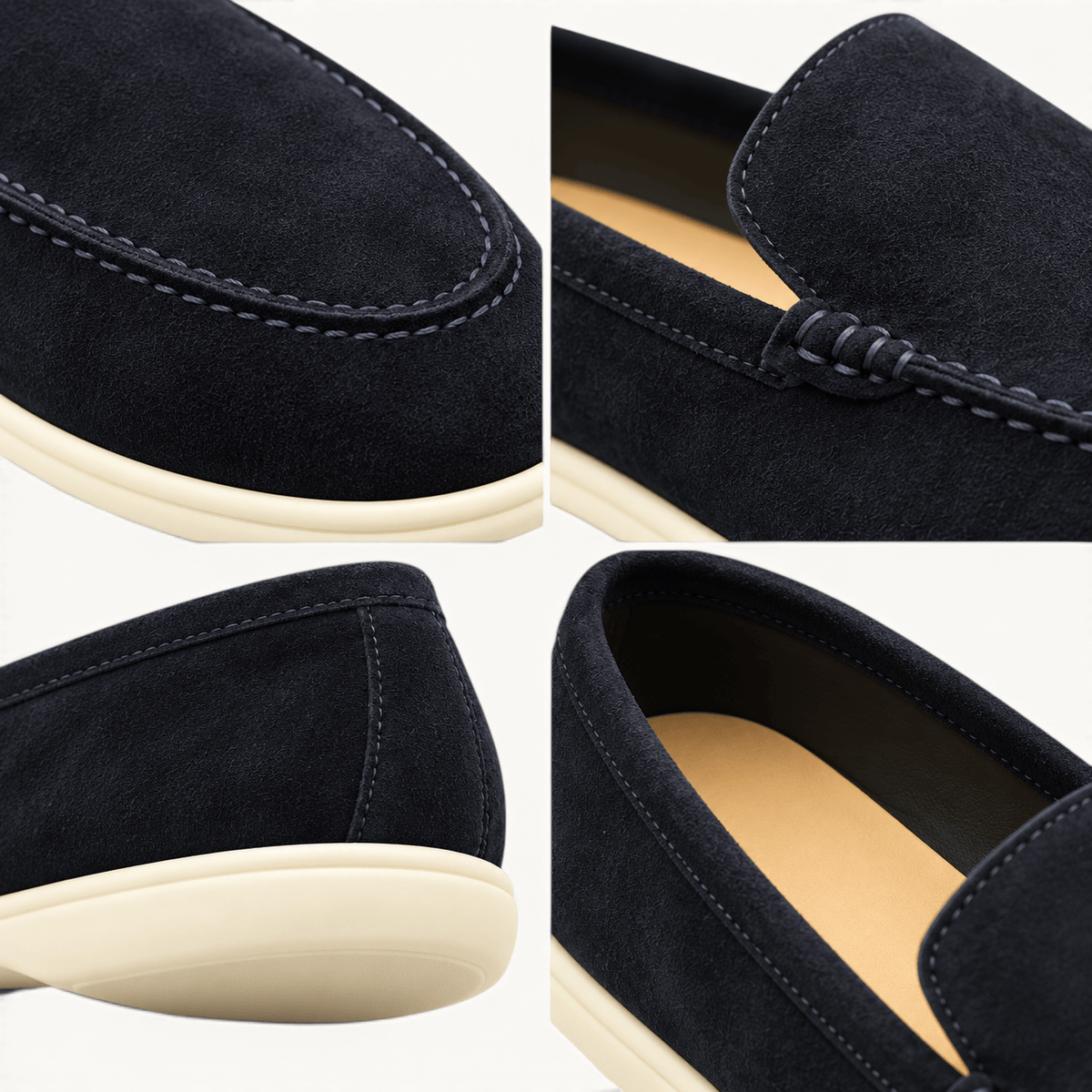 montelore-souliers Mocassins Suédine Plat
